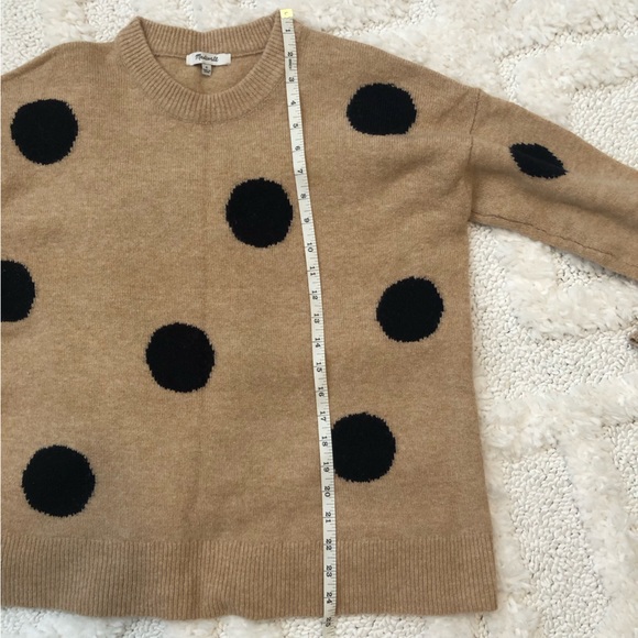 Tan Polka Dot Sweater in Coziest Yarn size S - Picture 7 of 7